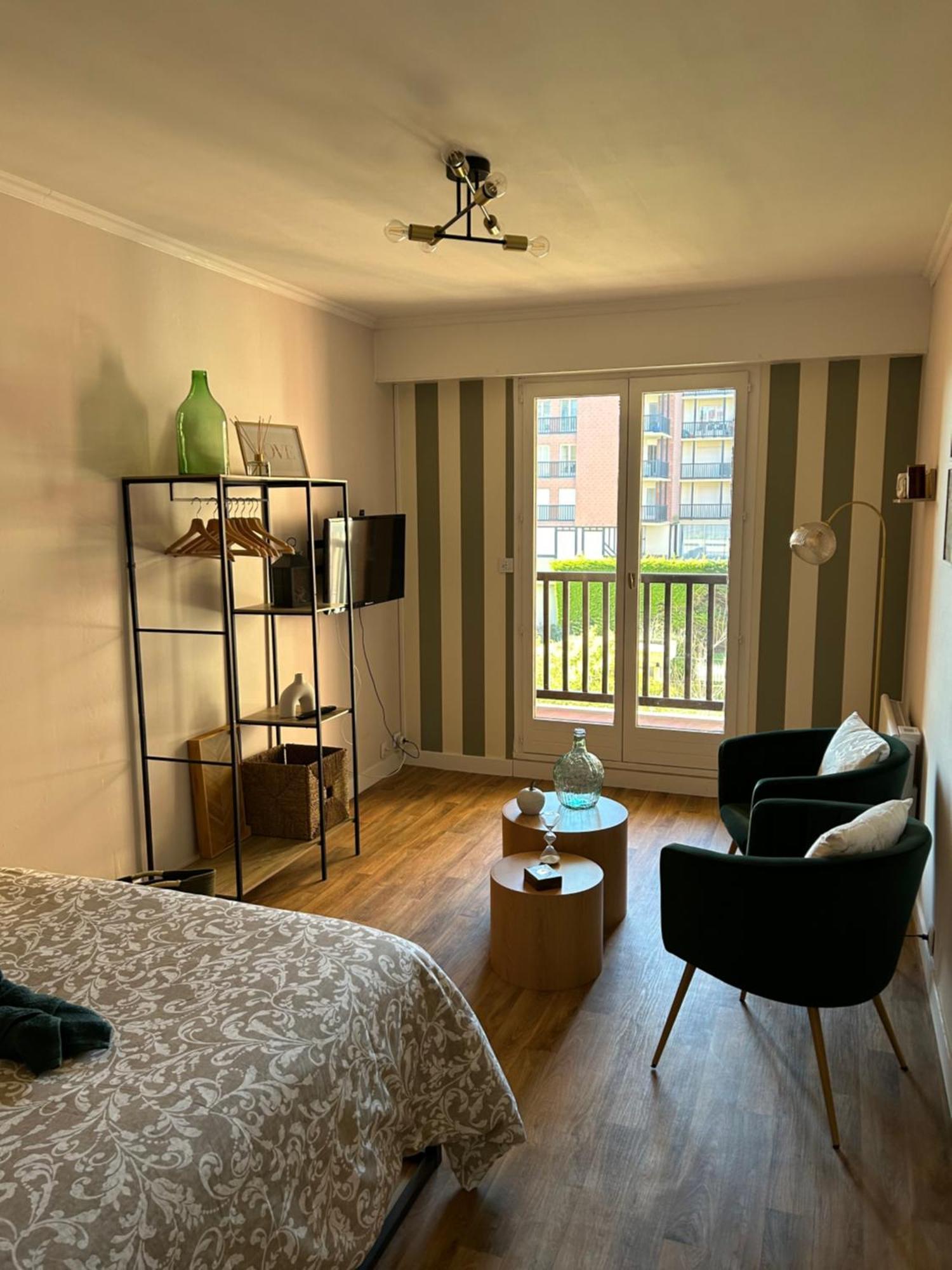 La Suite Emeraude, Studio Chic, Acces Direct Plage Cabourg Dış mekan fotoğraf