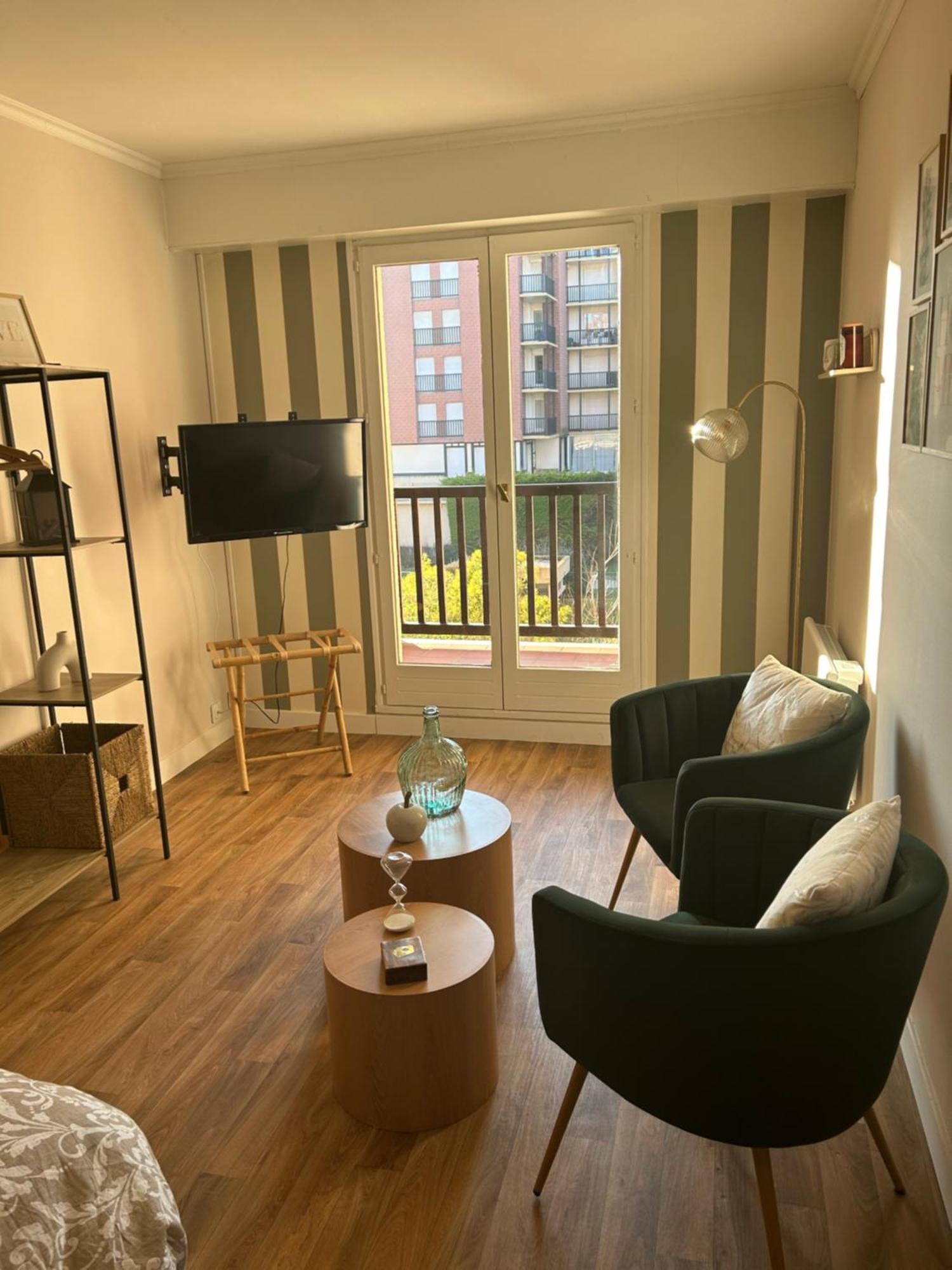 La Suite Emeraude, Studio Chic, Acces Direct Plage Cabourg Dış mekan fotoğraf
